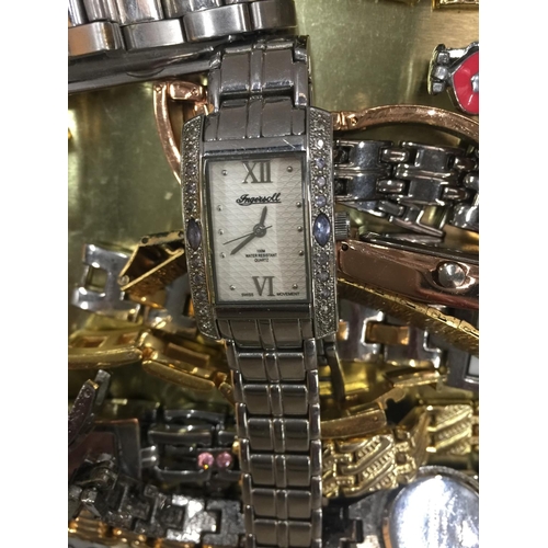 83 - A LARGE QUANTITY OF VARIOUS FASHION WATCHES TO INCLUDE