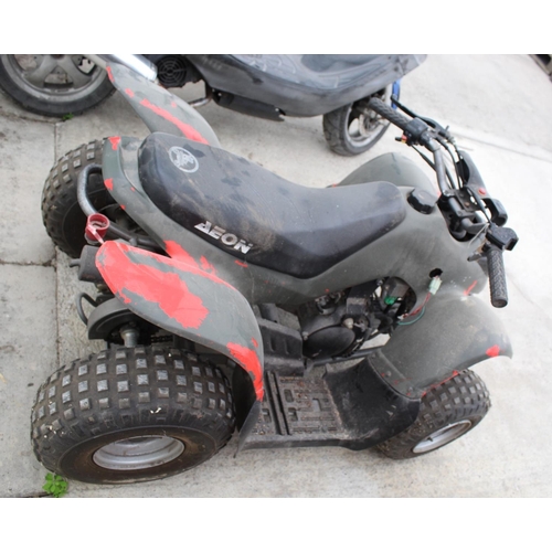 114 - AN AEON CHILDRENS QUAD BIKE NO VAT