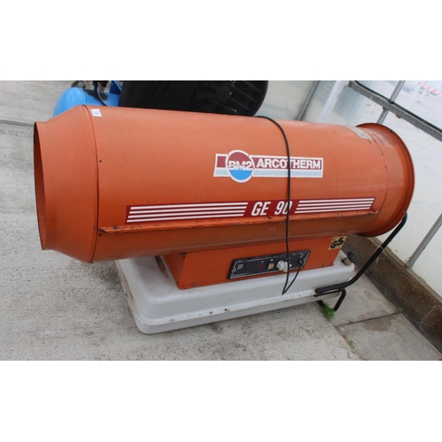 123 - AN ARCOTHERM BM2 GE90 SPACE HEATER +VAT