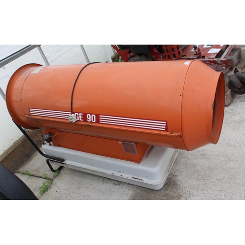 123 - AN ARCOTHERM BM2 GE90 SPACE HEATER +VAT