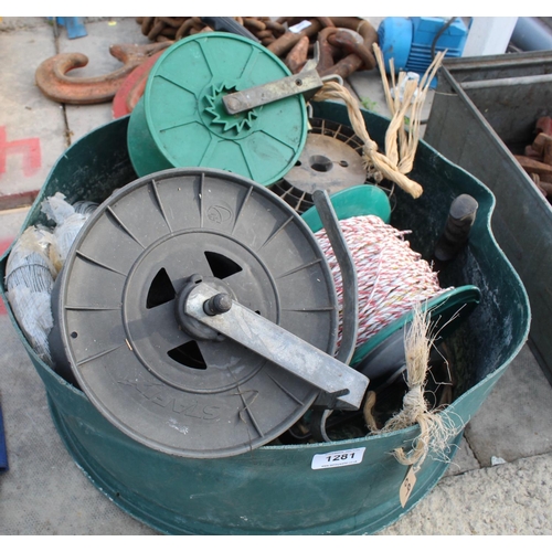 BOX OF 3 ELECTRIC FENCE REELS, NEW WISE NO VAT