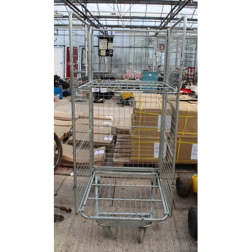 1297 - CAGE ON WHEELS NO VAT