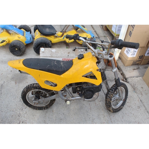 1300A - DIDDY BIKES, SPORT KIDS SCRAMBLER  NO VAT