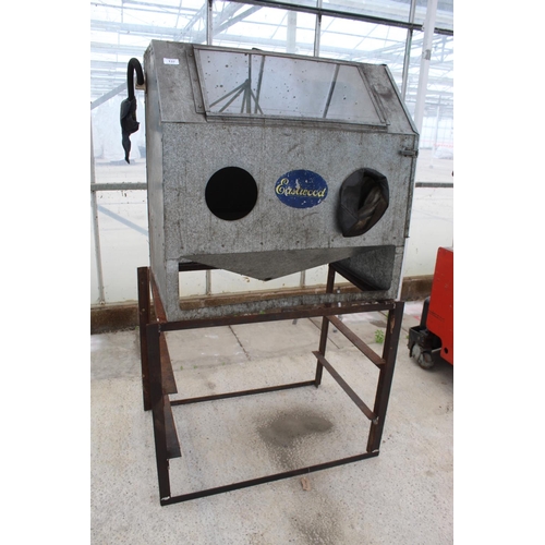 137 - AN EASTWOOD SHOT BLASTING CABINET NO VAT