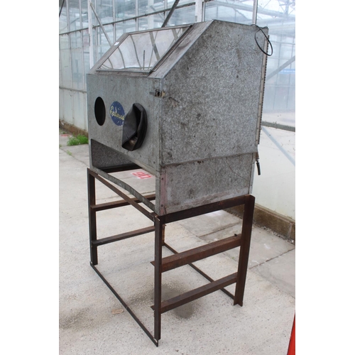 137 - AN EASTWOOD SHOT BLASTING CABINET NO VAT