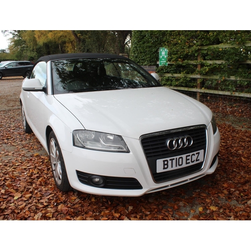 159 - AUDI A3 SPORT TDI  CONVERTIBLE BT10 ECZ 107000 MILES MOT FEB 2023 ROOF WORKING 2 KEYS NO VAT WHILST ... 