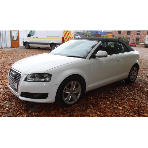 159 - AUDI A3 SPORT TDI  CONVERTIBLE BT10 ECZ 107000 MILES MOT FEB 2023 ROOF WORKING 2 KEYS NO VAT WHILST ... 