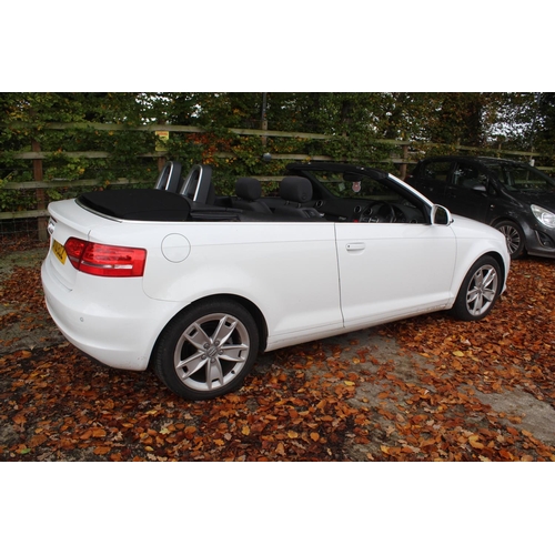 159 - AUDI A3 SPORT TDI  CONVERTIBLE BT10 ECZ 107000 MILES MOT FEB 2023 ROOF WORKING 2 KEYS NO VAT WHILST ... 