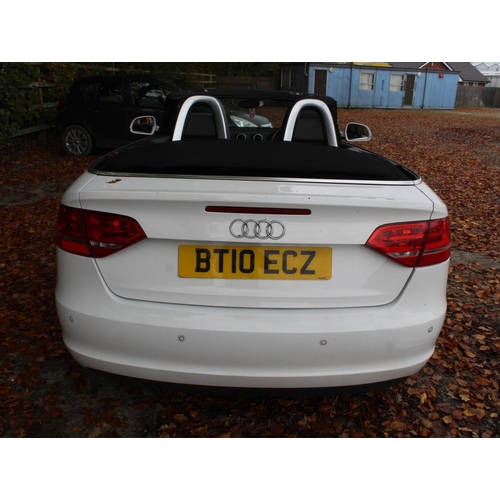 159 - AUDI A3 SPORT TDI  CONVERTIBLE BT10 ECZ 107000 MILES MOT FEB 2023 ROOF WORKING 2 KEYS NO VAT WHILST ... 