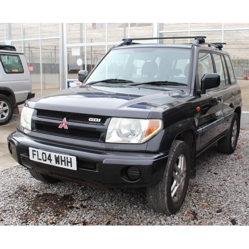 160 - MITSUBISHI SHOGUN PININ F404 WHH MOT 21/06/23    5 DOOR  NO VAT WHILST ALL DESCRIPTIONS ARE GIVEN IN... 