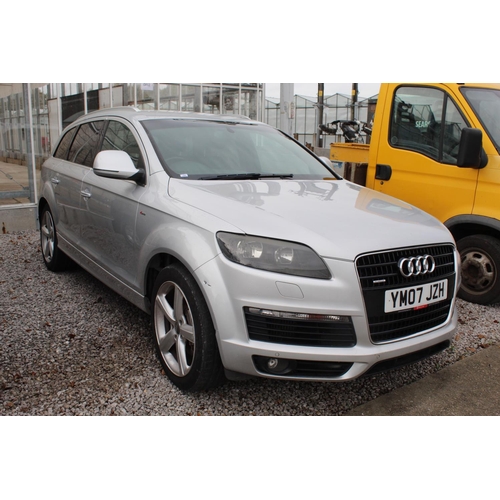 162 - 2007 AUDI Q7 S LINE QUATTRO TDI YM07 JZH DIESEL AUTOMATIC  ESTATE ONE KEY  APPROX  2 MONTHS MOT VEND... 