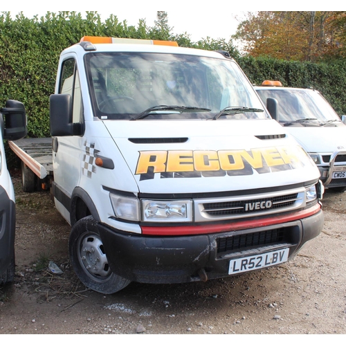 170 - 2003 IVECO DAILY LR52 LBV 2 DOOR DIESEL MANUAL APPROX 180000 MILES TILT & SIDE RECOVERY TRUCK EVERYT... 