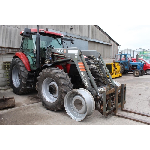 171 - CASE MAXXIUM 115 TRACTOR WITH CHIEFTAN LOADER & PALLET FORKS  NK05 LNZ 3407 HOURS FULL SERVICE IN FE... 