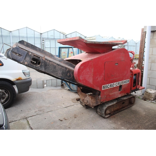 180 - A 2006 TRACKED HINOWA RHINO MICRO CRUSHER WITH 1354 HOURS ON THE CLOCK THE PLATE IS IN THE OFFICE  N... 