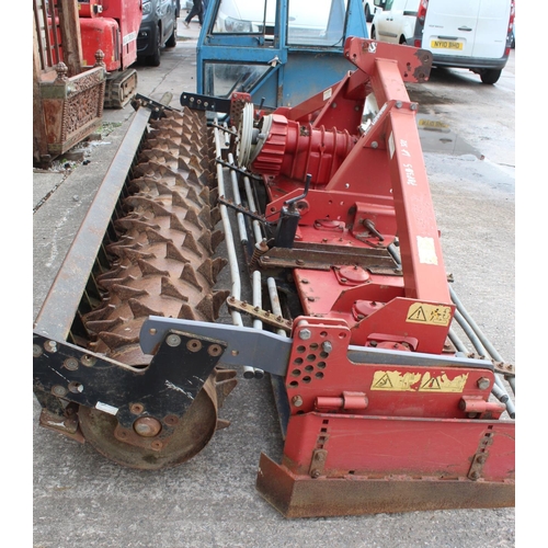 182 - A 10.5FT ROTAVATOR WITH CRUMBLER AND PTO SHAFT IN THE OFFICE +VAT