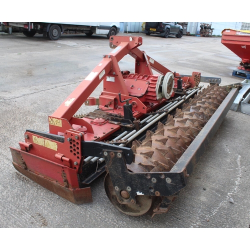 182 - A 10.5FT ROTAVATOR WITH CRUMBLER AND PTO SHAFT IN THE OFFICE +VAT