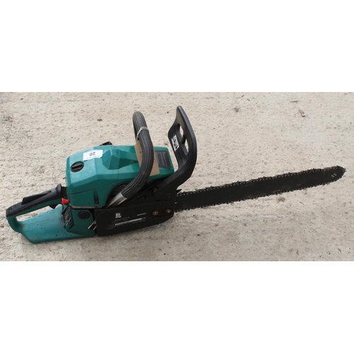 20 - QUALCAST PETROL CHAINSAW  GOOD WORKING ORDER NO VAT