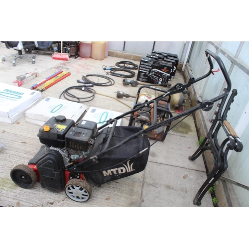 21 - MTD PETROL SCARIFIER (GWO BUT DOES REQUIRE A CABLE)  NO VAT