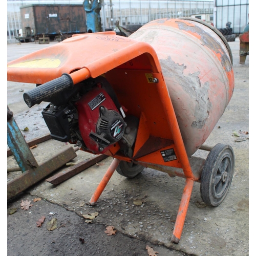 230 - BELLE MINI MIXER 150 WITH HONDA  GXH50 ENGINE+ VAT