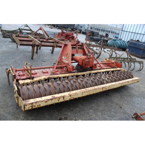 236 - KRONE POWER HARROW WITH 10' CRUMBLER  NO VAT