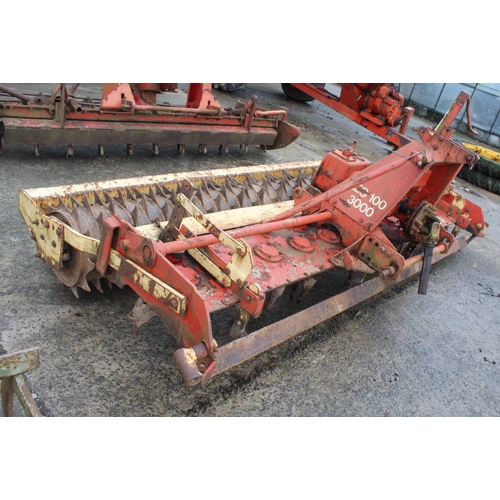 236 - KRONE POWER HARROW WITH 10' CRUMBLER  NO VAT