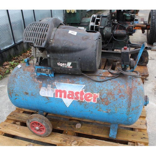 263 - AIR MASTER COMPRESSOR + VAT