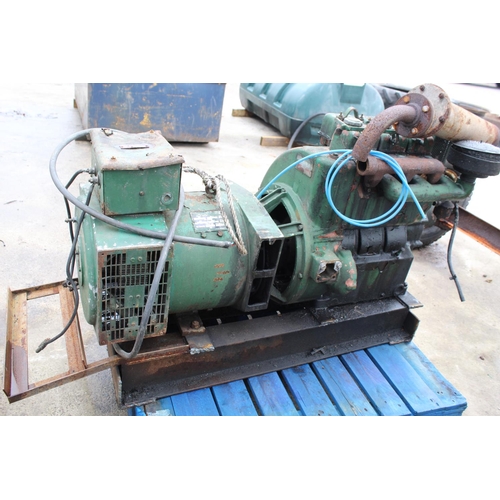 266 - GENERATOR AND LISTER 3 CYLINDER  + VAT