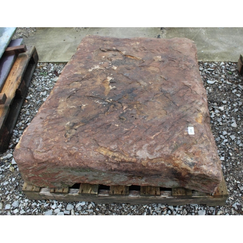 294 - LARGE SANDSTONE SLAB 4' X 3' NO VAT