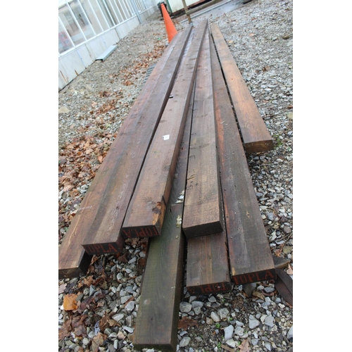 297 - 13 TIMBERS 17'+ LONG   NO VAT