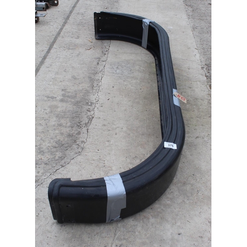 375 - ONE PAIR IFOR WILLIAMS PLASTIC MUDGUARDS - NO VAT