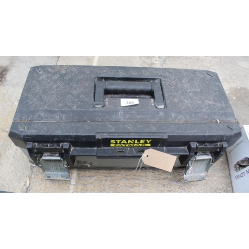 388 - STANLEY TOOL BOX - NO VAT