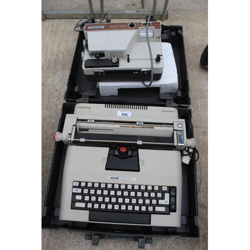 406 - TYPEWRITER & PROJECTOR - NO VAT