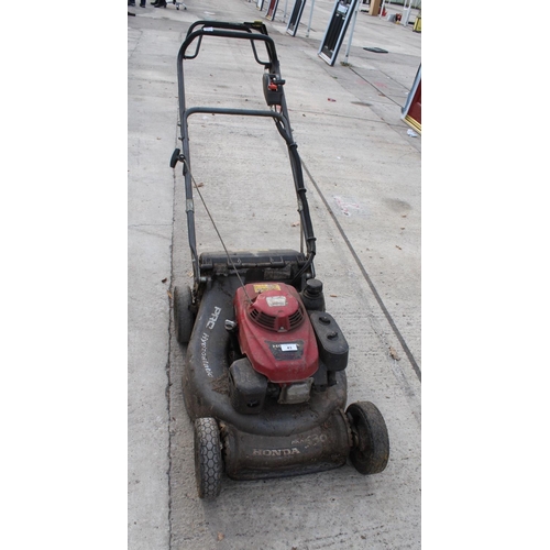 43 - PETROL HONDA MOWER  NO VAT