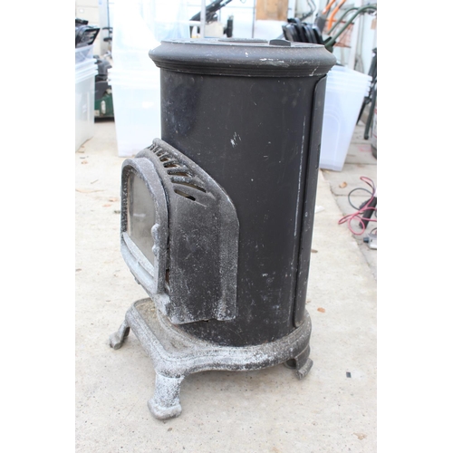 48 - CAST IRON GAS STOVE  NO VAT