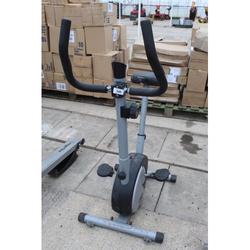 549 - EXERCISE BIKE - NO VAT