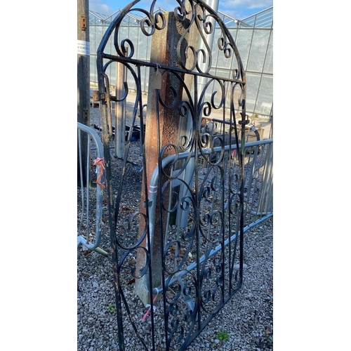 272A - WROUGHT IRON GATE 6'HIGH X 4'WIDE  NO VAT