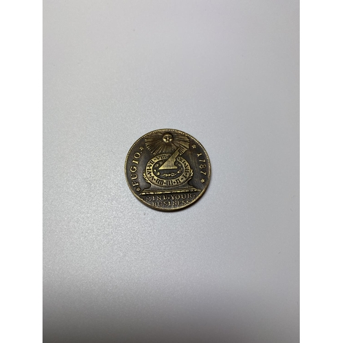 516 - A COIN MARKED UNITED STATES 1787