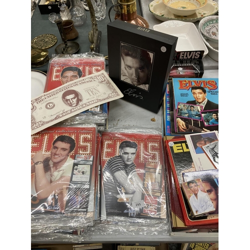 295 - A LARGE COLLECTION OF ELVIS, THE OFFICIAL COLLECTORS EDITION, PUBLISHED BY DRAGOSTINI MAGAZINES PLUS... 