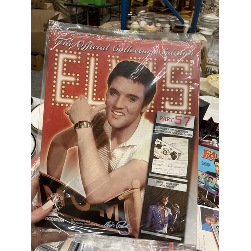 295 - A LARGE COLLECTION OF ELVIS, THE OFFICIAL COLLECTORS EDITION, PUBLISHED BY DRAGOSTINI MAGAZINES PLUS... 