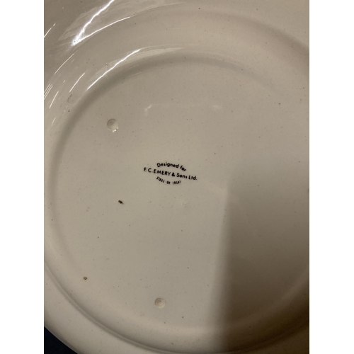 350 - SEVEN COMMEMORATIVE PLATES AND VARIOUS MUGS