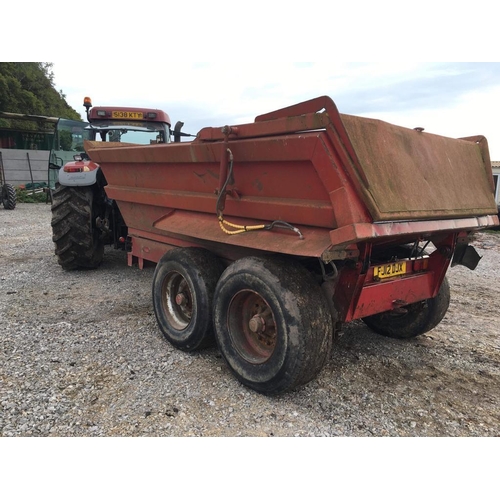 305 - HERBST 16 TONNE DUMP TRAILER, HIGH SPEED  AXLE, REBUILT UNDERCARRIAGE 12 MONTHS AGO.  + VAT