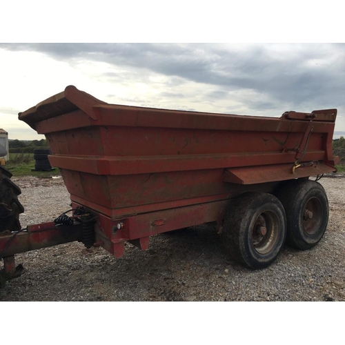 305 - HERBST 16 TONNE DUMP TRAILER, HIGH SPEED  AXLE, REBUILT UNDERCARRIAGE 12 MONTHS AGO.  + VAT