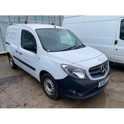 161 - MERCEDES BENZ CITON 109 CDI 1.5 DG66 YOY FIRST REG 2016 79000 MILES LAST SERVICED 14/06/22 MOT NOV 2... 