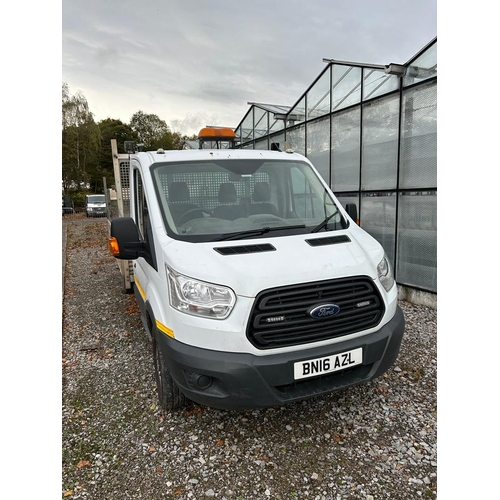 154A - FORD TRANSIT TAIL LIFT PICK-UP 
REG; BN16 AZL MOT 18/4/23   122484 MILES PLUS VAT