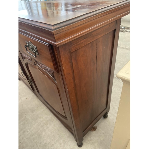 2670 - A LATE VICTORIAN CHIFFONIER BASE, 54