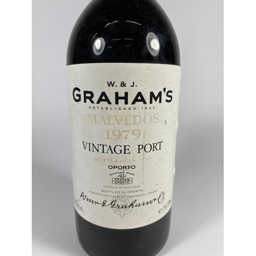 306 - 1 X 75CL BOTTLE - GRAHAMS MALVEDOS 1979 VINTAGE PORT