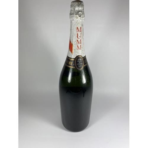 332A - 1 X 3L DOUBLE MAGNUM BOTTLE - MUMM & CO BRUT CHAMPAGNE