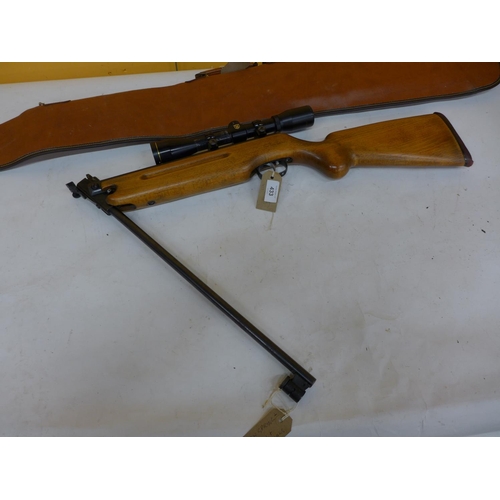 433 - A WEIHRAUCH H.W. 35 .22 CALIBRE AIR RIFLE, 50CM BARREL, NEW SPRING, PISTON AND BARREL SEALS, FITTED ... 