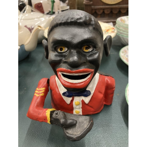 66 - A VINTAGE STYLE 'JOLLY MAN' MONEY BANK