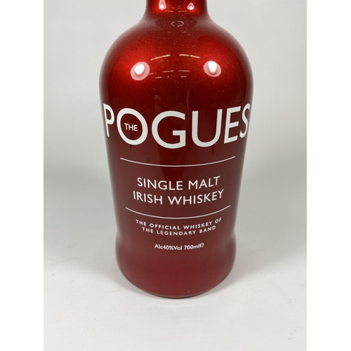 417 - 1 X 70CL BOTTLE - THE POGUES SINGLE MALT IRISH WHISKY